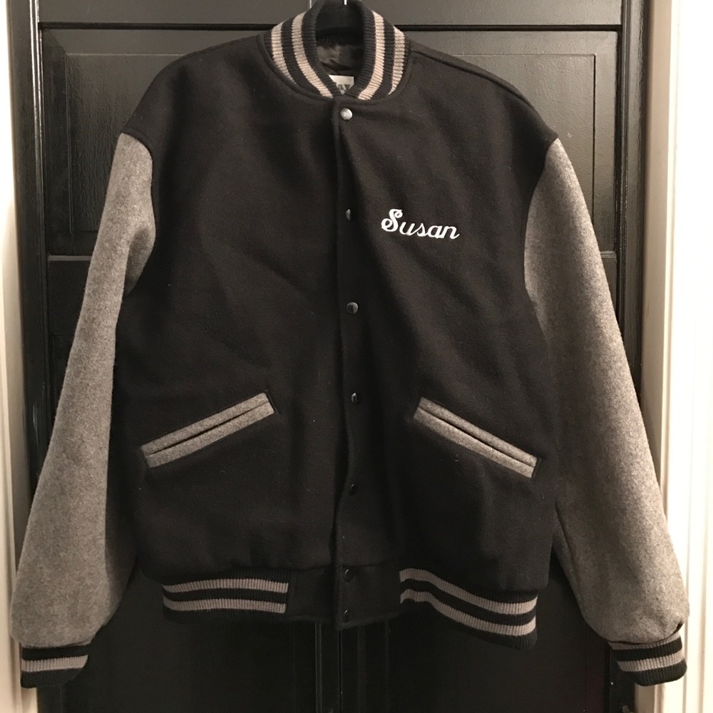Disney Letterman Bomber Jacket Embroidered “Susan”